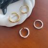 Geometric Twisted Rope Ring for Women: Fashionable Open Band, Versatile Stackable, Creative Index Finger Ring