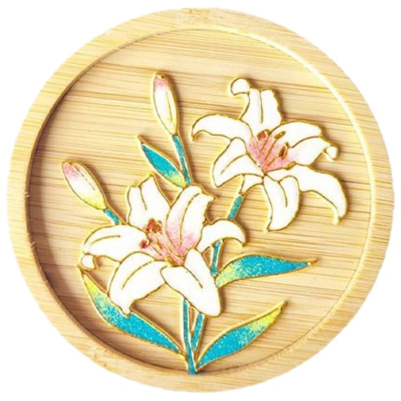 DIY Floral Enamel Coaster Kit