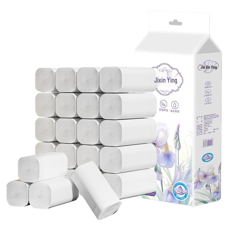 32-Roll Pack of Original Wood Pulp Toilet Paper - Economical Household Pack 4500g per pack