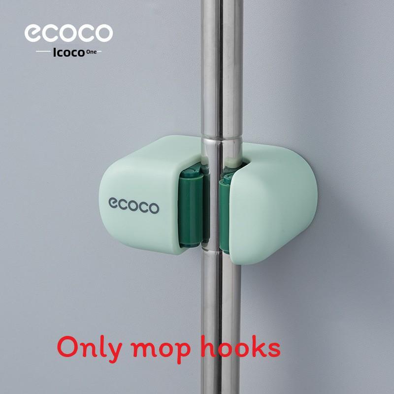 Plastic Bathroom Mop Hook Holder With Adhesive Strong Fixing For Kitchen And Toilet Storage