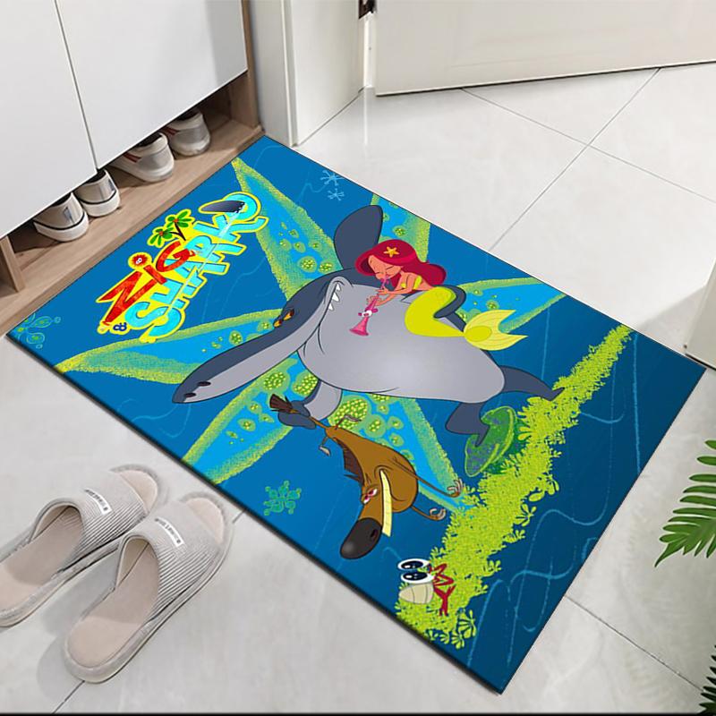 Tappeto Stampato Zig & Sharko, per Sedia da Ufficio Soggiorno Camera da Letto Cucina Decorazioni Regali.