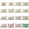 Spring Pillow Cover Farmhouses Pillowcases 30x50cm Floral Plant Decorative Cushions Case Waist Pillowcase for Sofa Couch