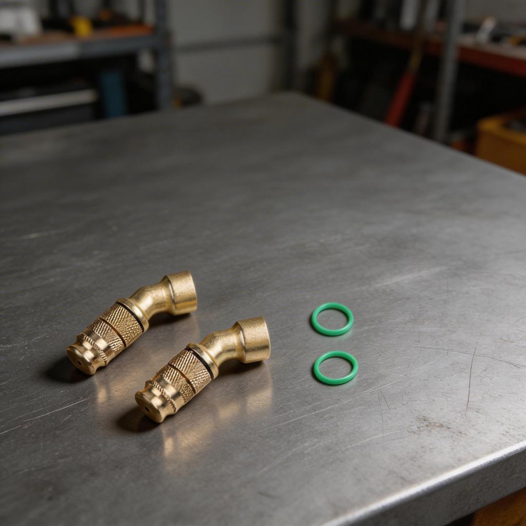 2pcs Brass Garden Sprayer Nozzles with Adjustable Features