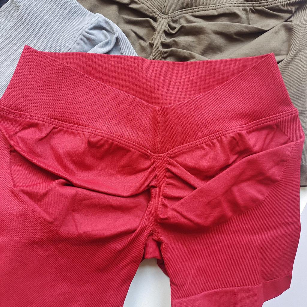 European & American Butt-Lifting V-Waist Breathable Fitness Yoga Shorts