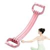 8-Shape Adjustable Yoga Resistance Band for Women - Back, Shoulder, and Stretching Fitness Equipment