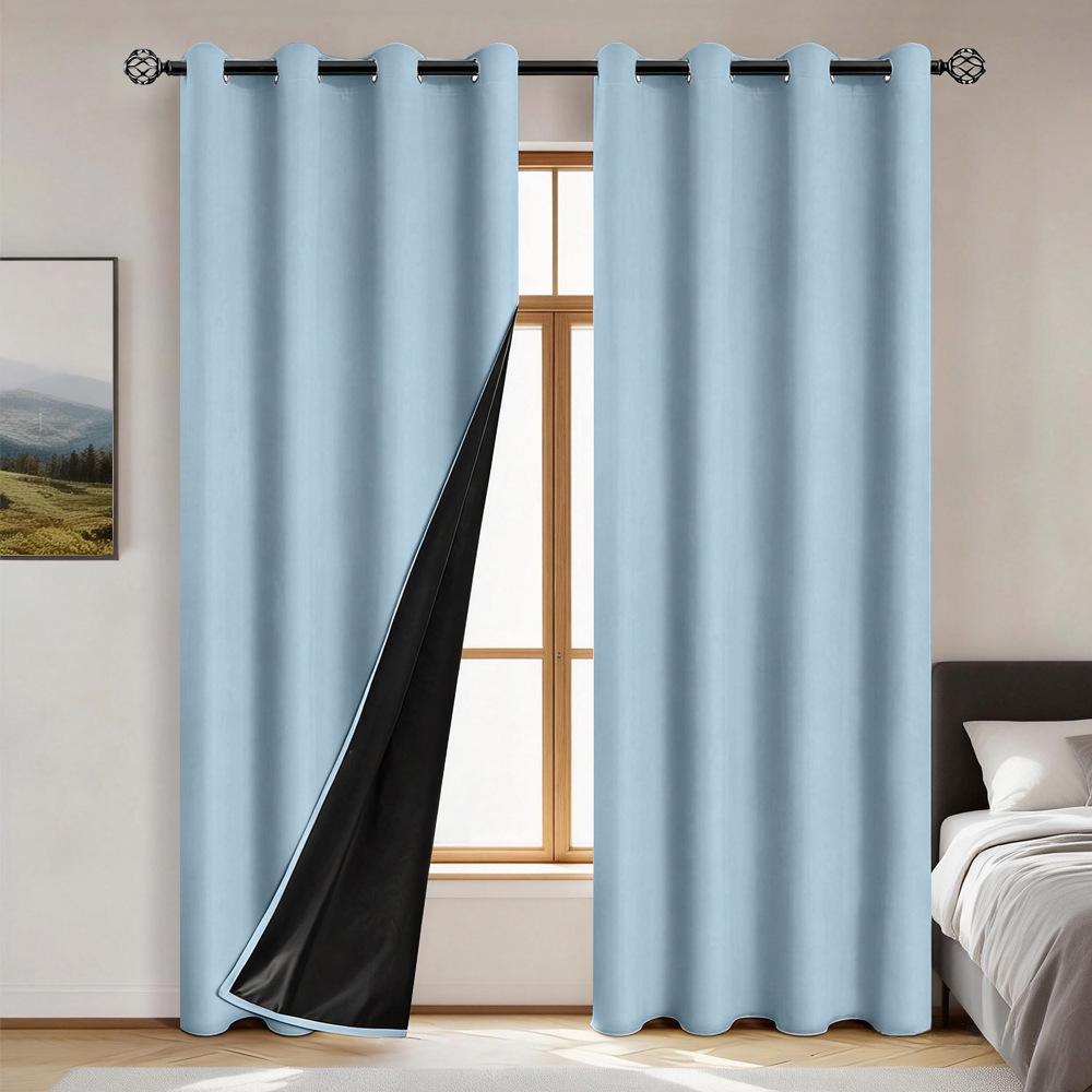 Chun Ya Fang Full Blackout Curtains - Heat Insulation & Sun Protection