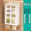 Nail-Free Wall-Mounted Kitchen Storage Cabinet