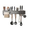 No-Drill Kitchen Rack: Multi-Functional Knife, Cutting Board, and Chopstick Holder.