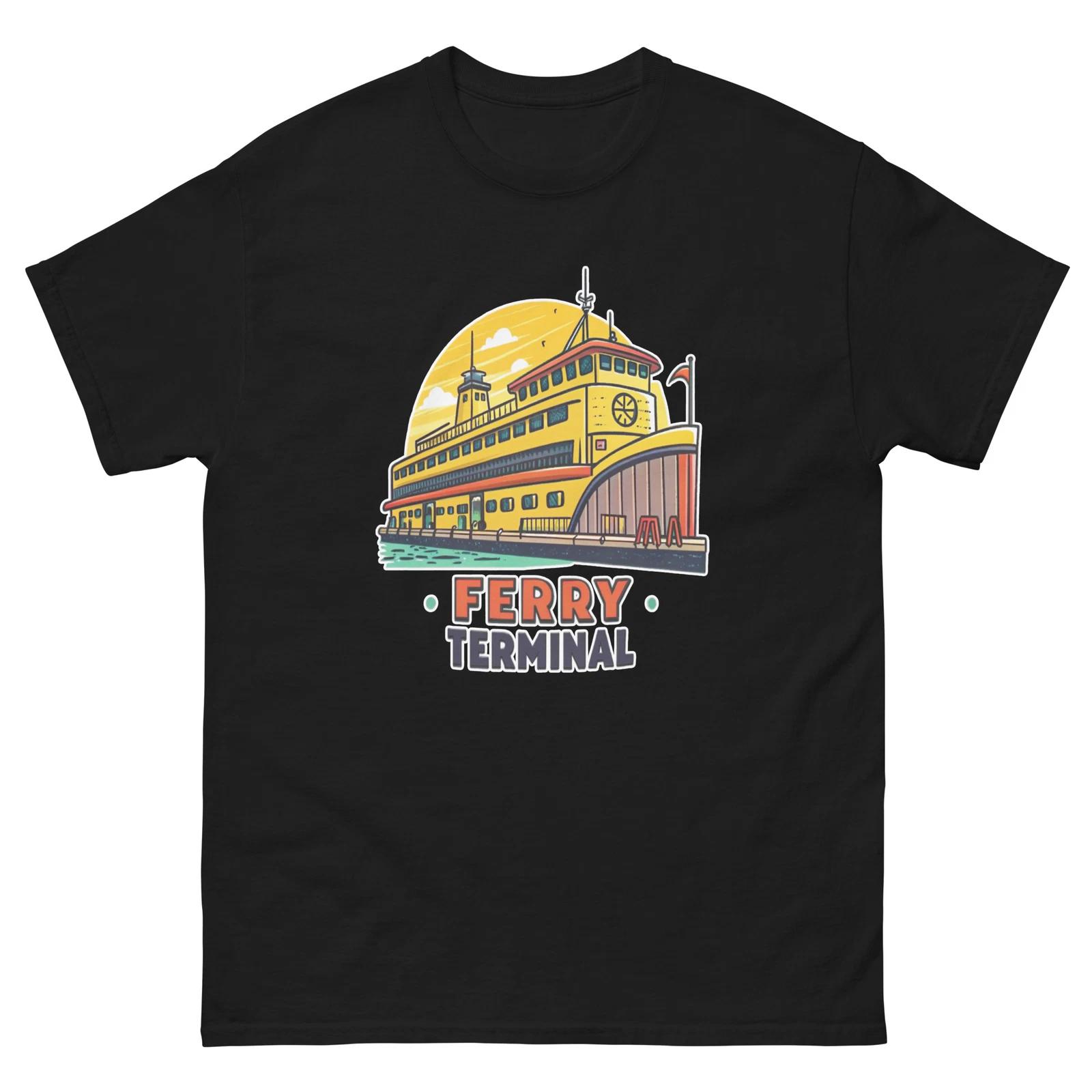 

Ferry Terminal Object Place Item Urban T-Shirt 3XL