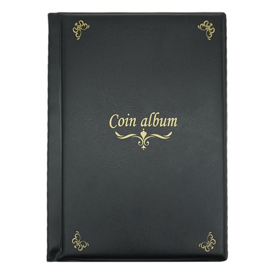 Coin Collection Book 10 Pages 150 Pockets Transparent PVC Multi-purpose Stamps Commemoration Medals Challenge Coin Organizer