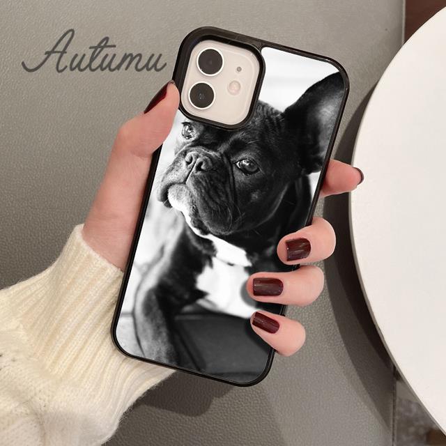 Cute French Bulldog Boston Terrier Phone Case for iPhone 17 Air 15 16 11 12 13 14 Pro Max Plus Cover coque Fundas