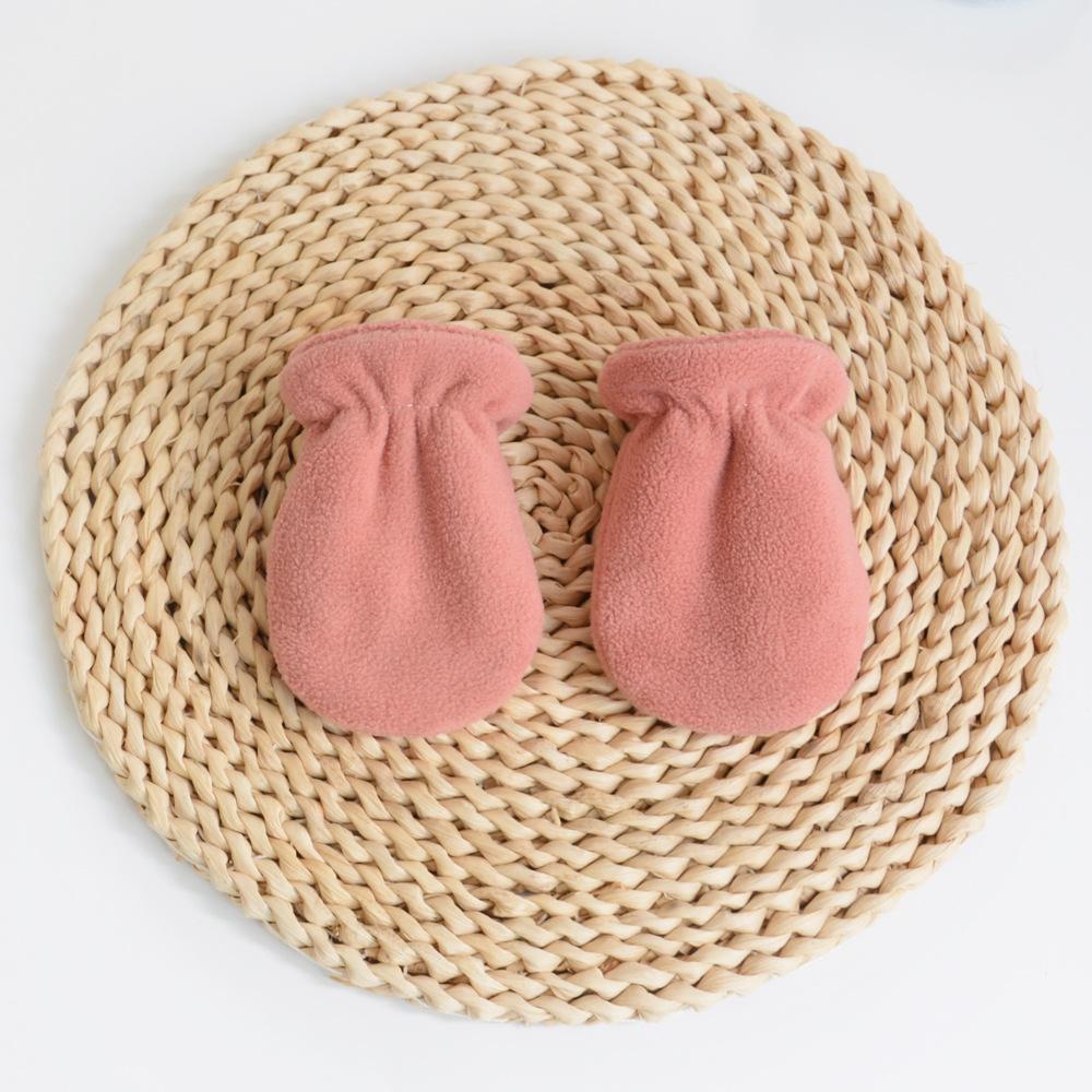 

Детские варежки 0-24 месяца с защитой от царапин Зимние термоперчатки для новорожденных Варежки Мягкие хлопковые детские накладки для рук 8*11cm