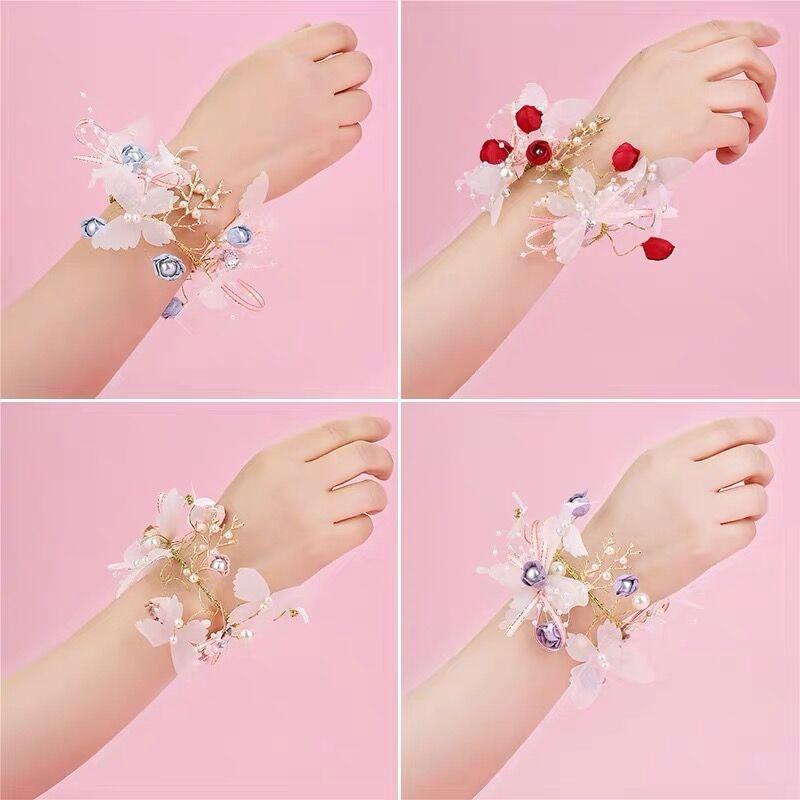 

Свадебный корсаж бабочка из шелковой пряжи Sweet Dream ручной работы