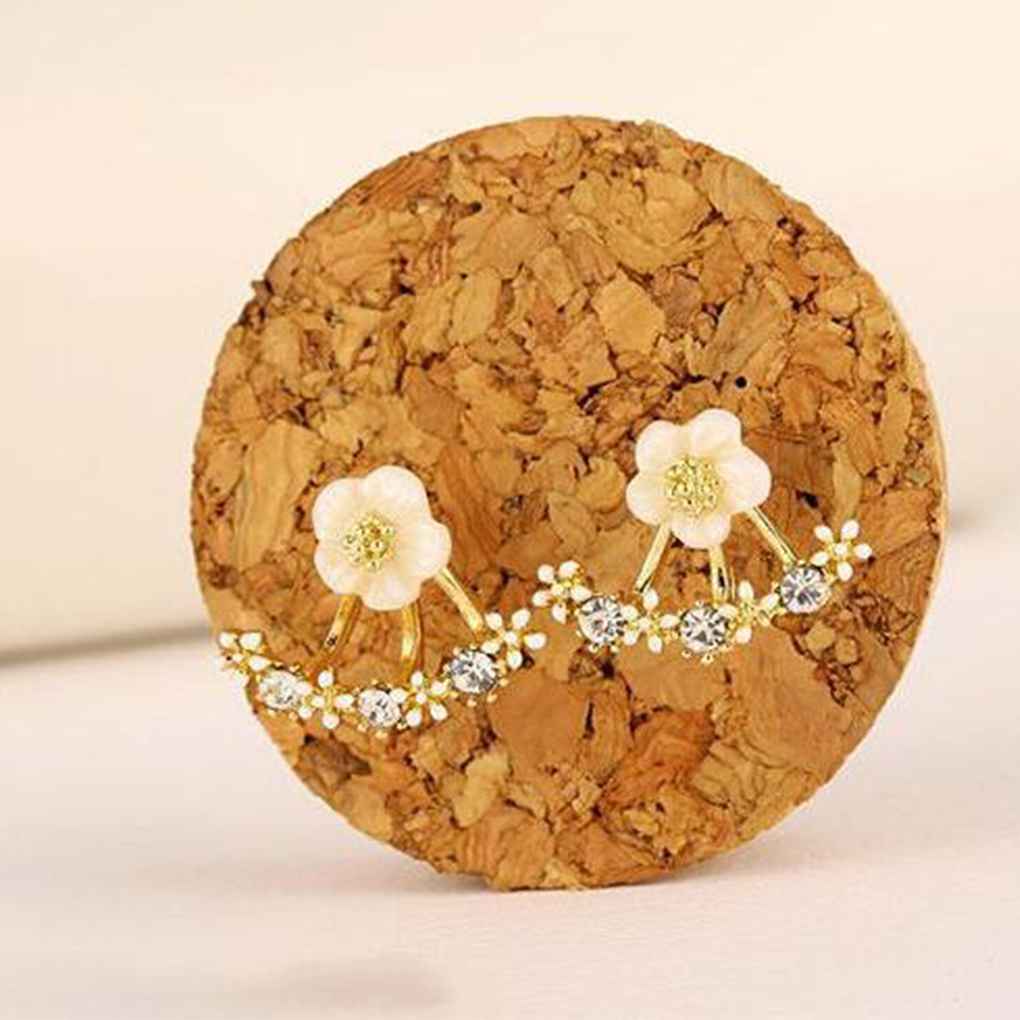1 Paar Dames Oorbellen Feest Bruiloft Bloem Oorbellen Verfijnd Delicaat Sieraden Aankleding Decoratie Vriendschapscadeau