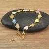 Nidin New Arrival Elegant Flower/Airplane/Star/Heart Shape Shiny Zircon Chain Bracelets Adjustable Accessories Jewelry For Women