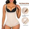 European & American Plus Size Body Shaping One-Piece Underwear with Waist Cincher & Hip Lift