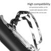 Aluminum Alloy Mountain Bike Water Bottle Holder Cage Bottle Secure Retention BracketBlack Silver