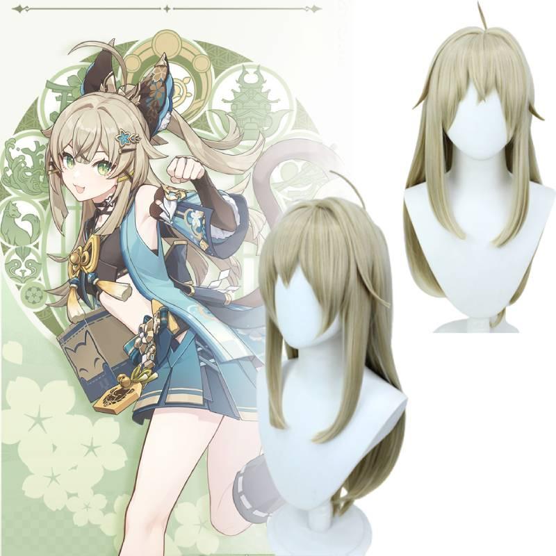 Stunningly Realistic Genshin Impact Qilangliang Cosplay Wig