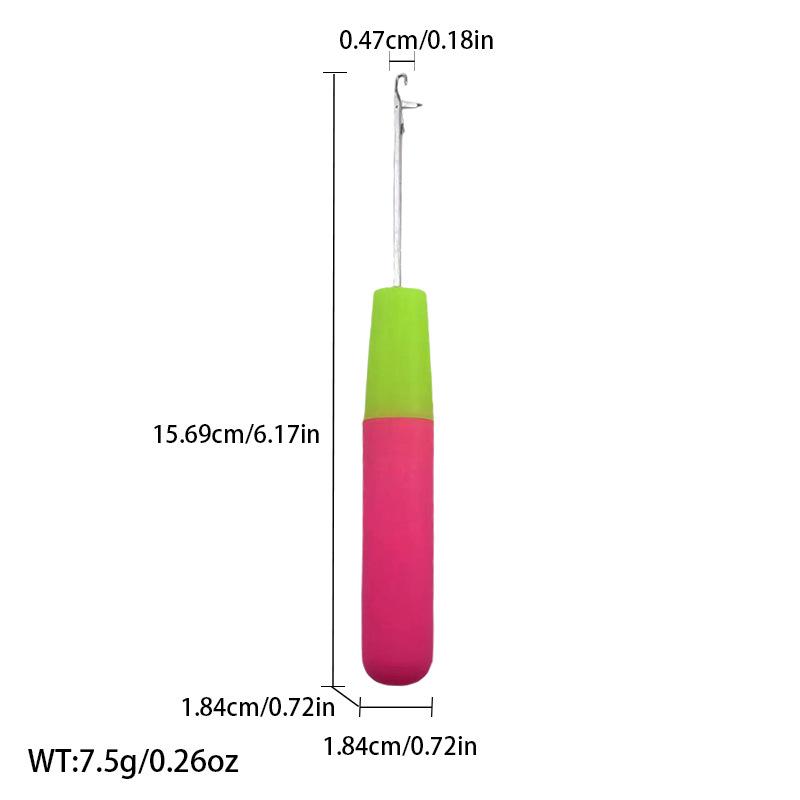 Wig & Hair Extension Crochet Hook with Tongue Hook - Braiding and Dyeing Tool Set