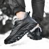 TUINANLE Men's Warm Hiking Sneakers Outdoor Breathable Shoes Large Light Sports Footwear for Casual Daily Jogging