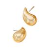 Trendy European-American Water Drop Earrings: Fashionable, Versatile, and Bright