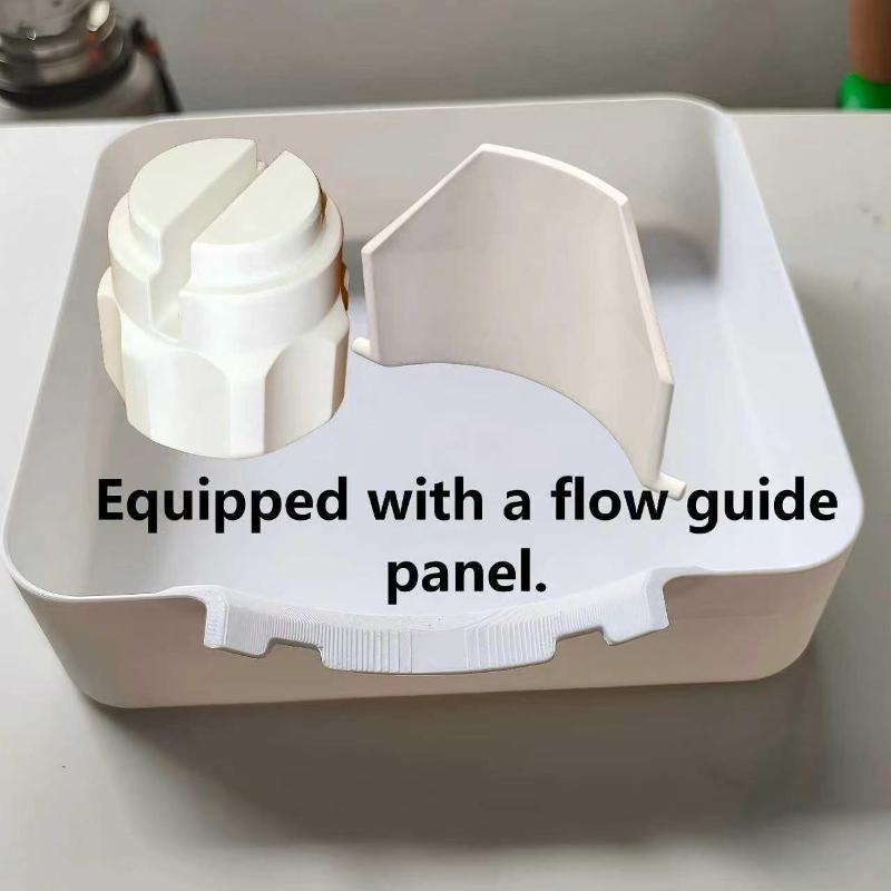 Washing Machine Drainage Tray 3D Printing Drain Funnel Drip Tray For Cleaning Lint Filters Water Catch Tray Stops Floor Spills