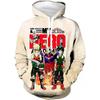Naruto Kakashi Hoodie Men Women 3D Printed Unisex Long Sleeve Casual Sweatshirt Loose Fit Winter