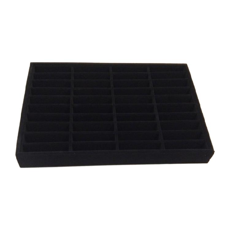 Sturdy Wood 40 Bracelet Organizers Tray Elegant Jewelry Countertop Display Systems