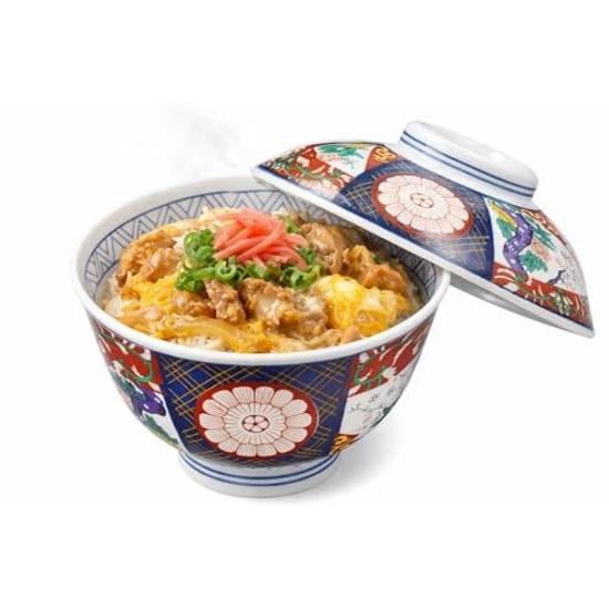 Nishikibotan Lid Bowl 15.7 X 12cm 700g Tempura Katsu Oyakodon Japanese Tableware Restaurant Commercial Use