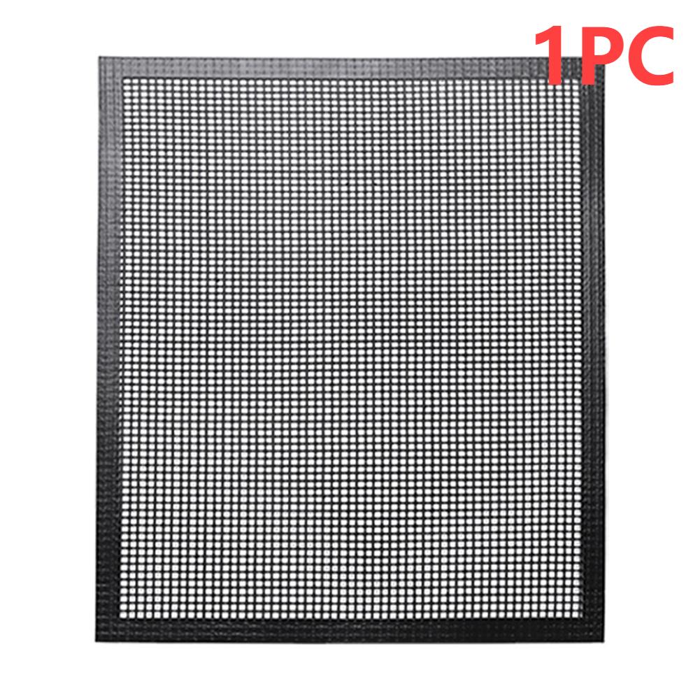 40x33cm Antihaft-BBQ-Grillmatte Barbecue-Netzmatte Hitzebeständige Backnetz-Unterlage für Küche Outdoor-Backen Garten-Grill 1-5 Stück