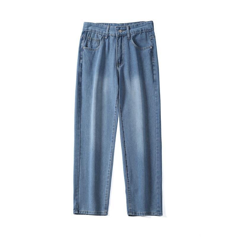 Mode Jeans Herren Frühling und Herbst Neue Lose Breitbeinige Hosen Jungen Vielseitige Gerade Casual Hosen