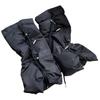 Women Winter Padded Puffer Leg Warmers for Outdoor and Sports Adjustable Drawstring Split Flared Boot Covers Cuffs Socks