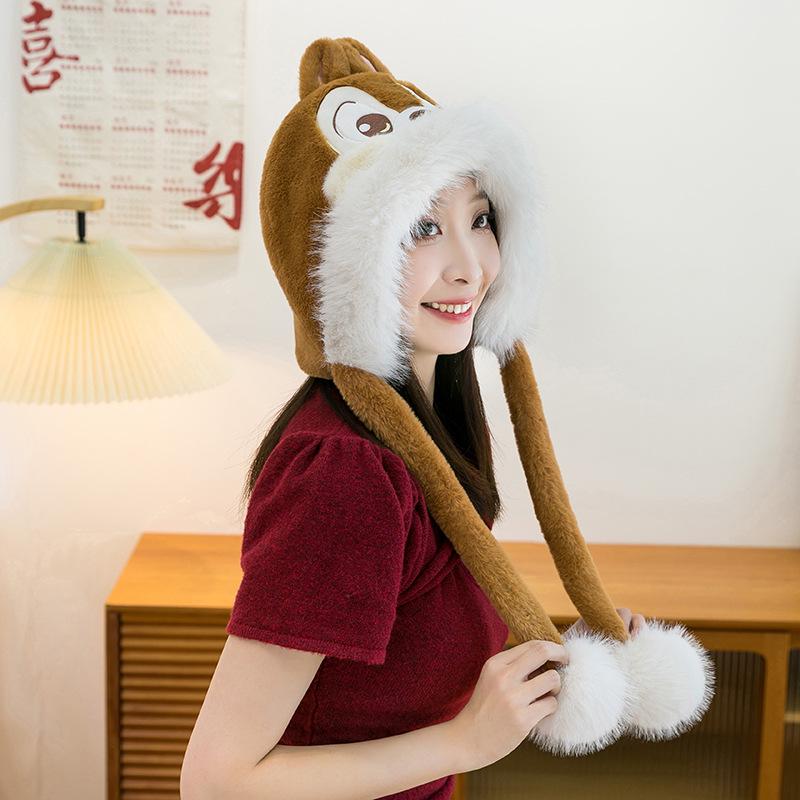 Nick Fox Plush Hat, Scarf & Gloves Set with Cute Judy Cycling Ear Protection 44x23cm 0.22kg