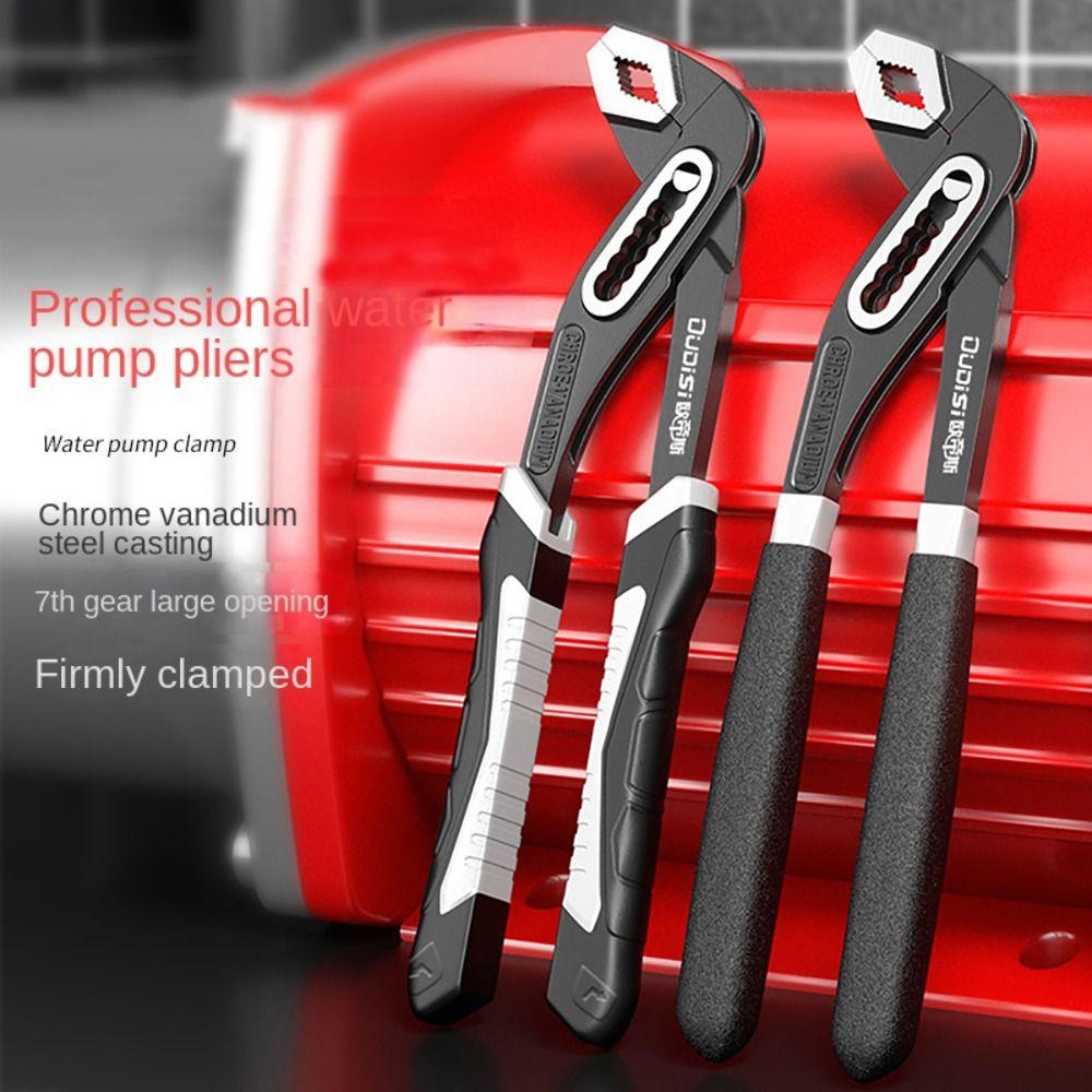 New High-carbon Steel Water Pipe Pliers Adjustable Heavy Duty Pipe Wrenches Opening Repair Tool Hand Tool Plumber