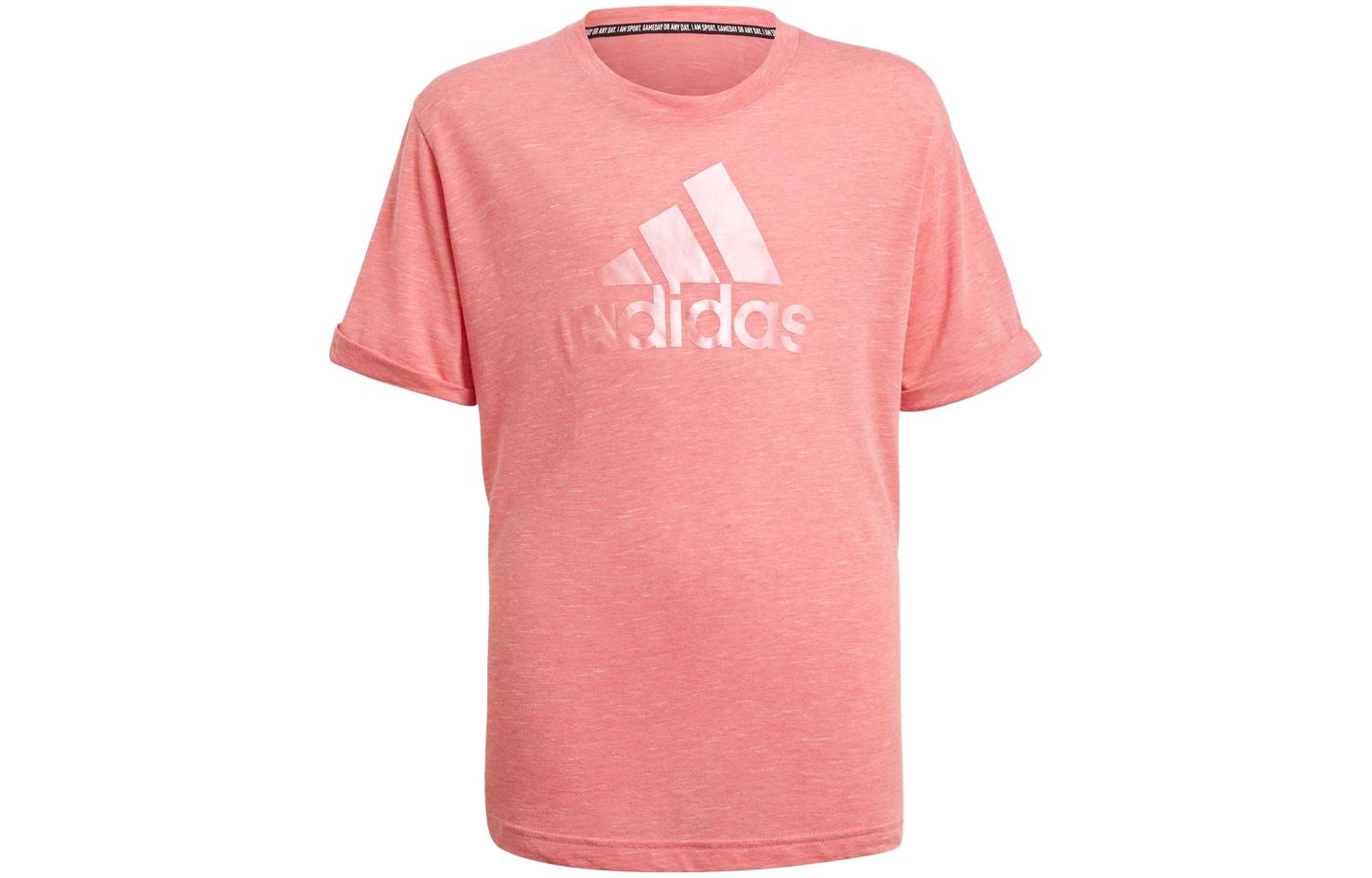 Adidas Kids T Shirts Crew Neck Moderate GQ8344 140