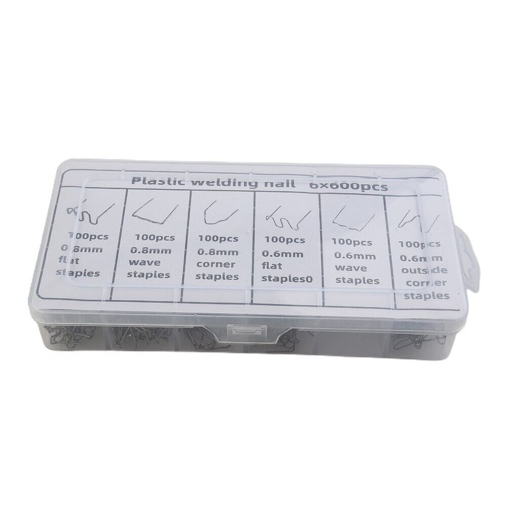 600pcs Hot Stapler Staples for Plastic Welder Automotive Plastic Repair Machine