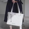 Flutter Stud Big Eco Bag [Light Grey]