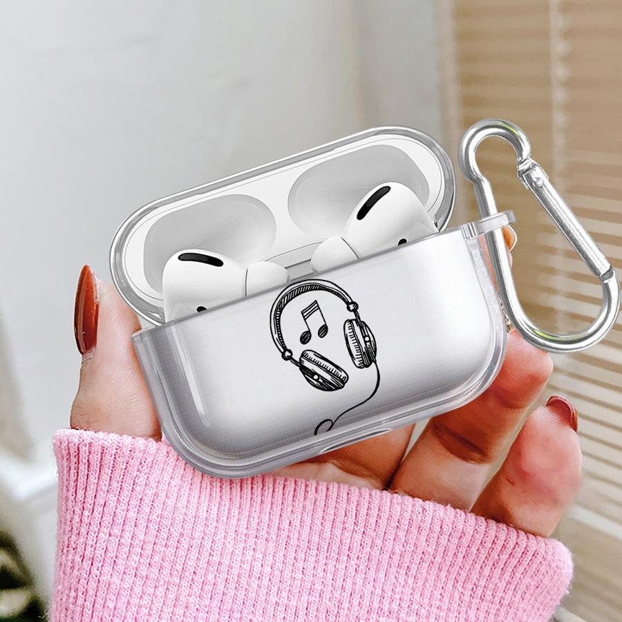 Cool Earphones Case For Airpods 1 4 Pro Pro2 3 2 Pro3 Clear Earphone Cases Cover