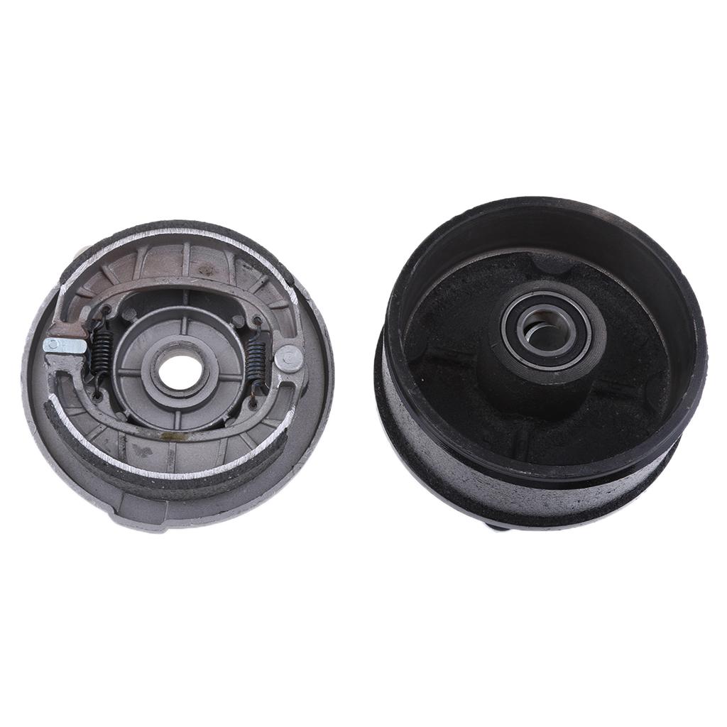 4 Drum Brake Housing Wheel Axle + Shoes