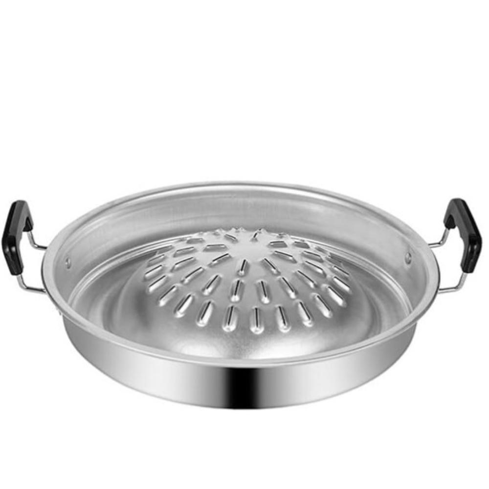 Circular Shape Laotian Hot Pot Portable Carbon Grill High Quality Thai Style Hot Pot  Business