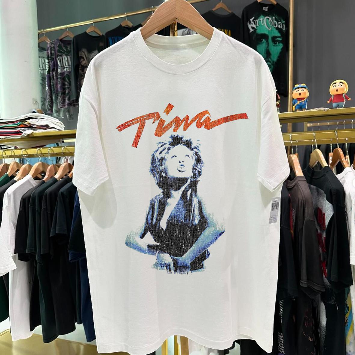 89 Simply The Best- Tina Aged T-Shirt White M 4XL