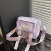 New Women's Bag New Shoulder Bag Sweet Contrasting Messenger Bag Nylon Cloth Tide