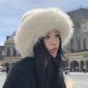Furry Winter Women's Hat Autumn And Winter Thickened Cold-Proof And Warm Basin Bucket Hat