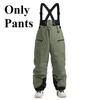 Winter New Skiing Pants Thickening Warm Ski Overalls Men Loose Snow Clothes Outdoor Windproof Snowboard Trousers Waterproof Pant