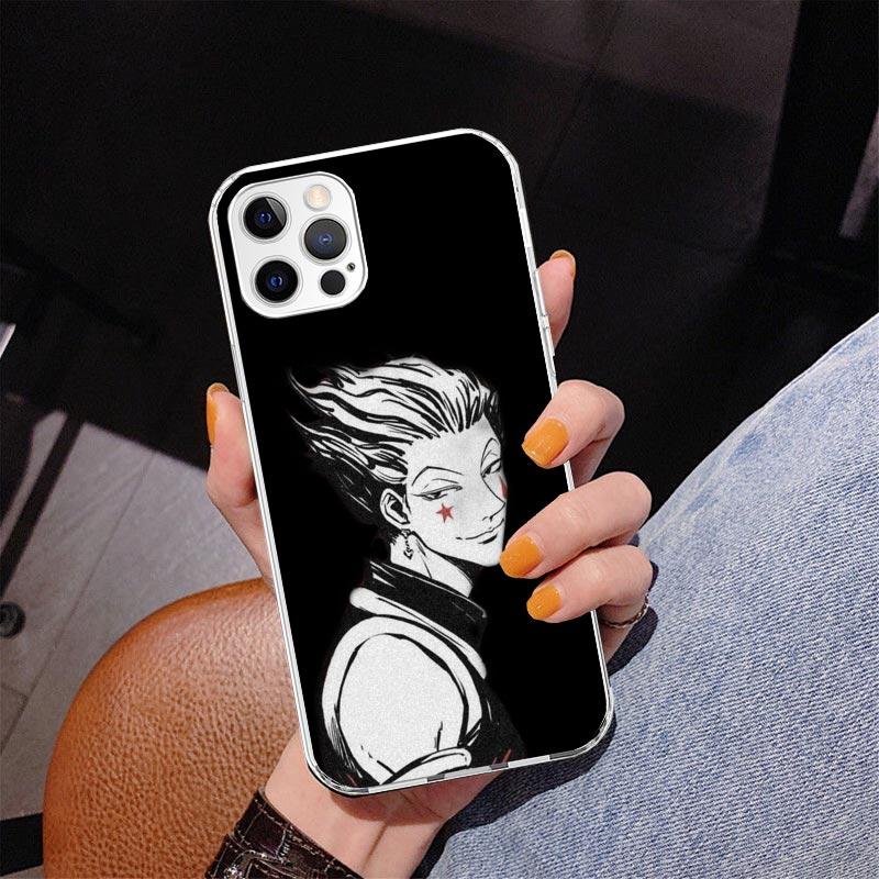 Black White Hunter X Phone Case For iPhone 17 Air 16 Pro Max 16E 15 + 14 Plus 11 12 13 Mini 7 8 SE Gift Print Cover Fundas 16 Pr