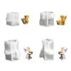 Creative Angel Candle Holder Silicone Mold For DIY Jewelry Resin Crafts And Succulent Planter Decorations