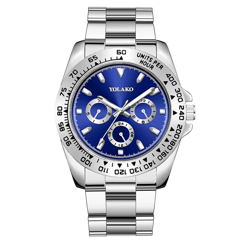 

Золотий чоловічий годинник чоловічий годинник сталевий ремінь діловий годинник люмінесцентний кварцовий цільний