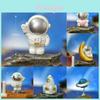 Schattig Hars Astronaut Figuur Unieke Huisdecoratie Ruimte Thema Taarttopper Accessoire