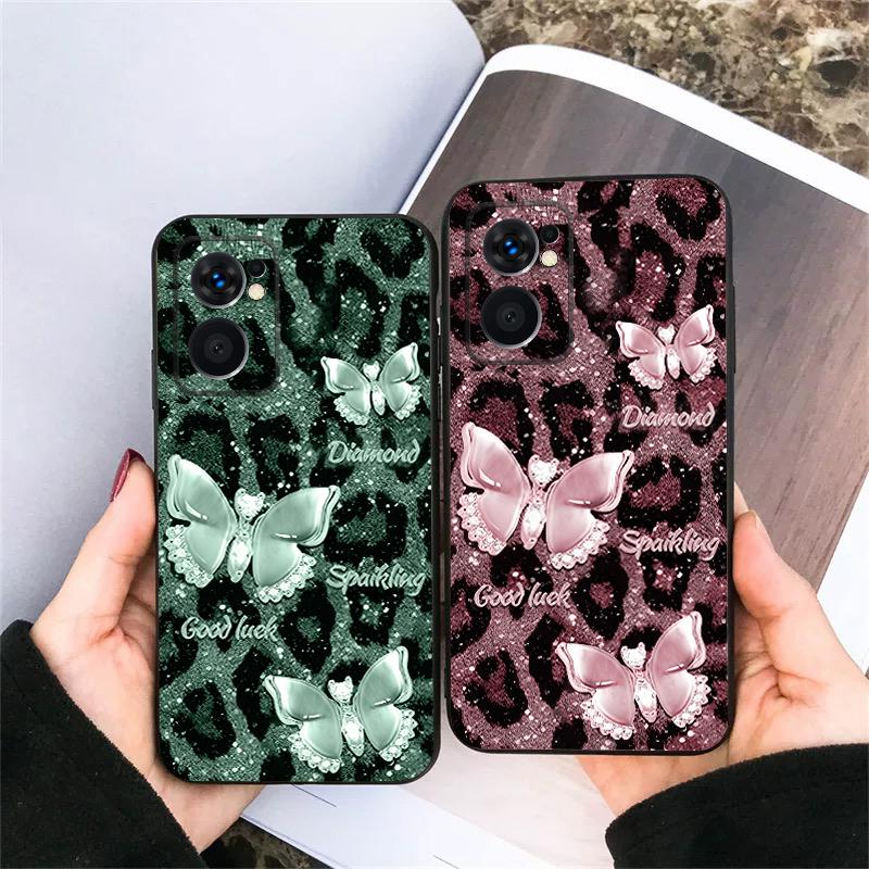 Brilliant Lucky Butterfly For OnePlus 8 9 11 12 13 10 Pro 9R 8T 12R Ace 5 2V Nord CE 2 4 Lite N20 SE 30 N200 TPU soft phone case