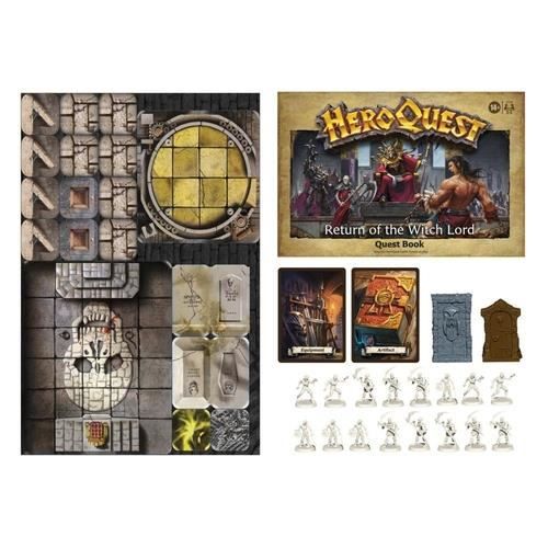 Hasbro avalon hill heroquest le retour du lords de sorcieres, jeu dung
